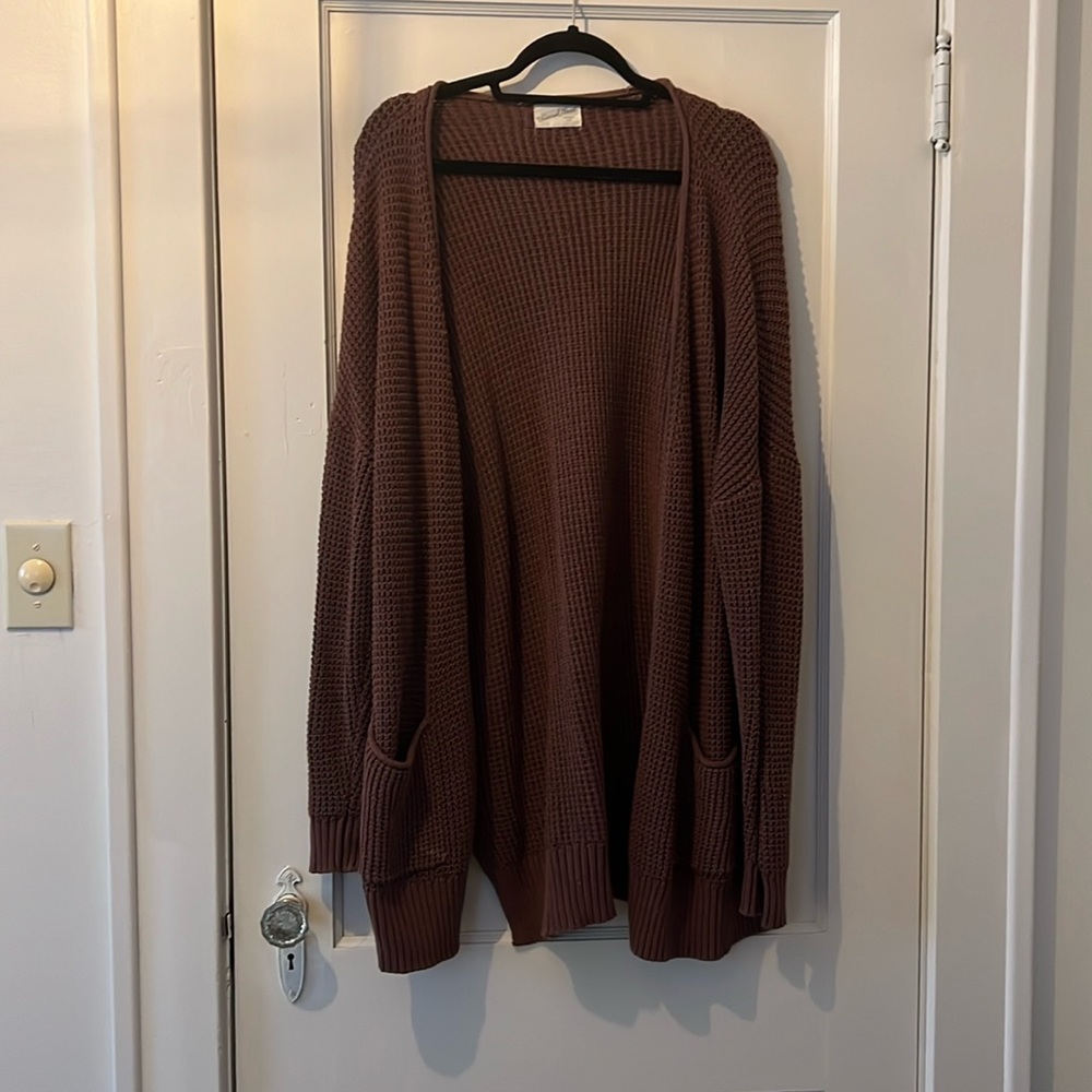 Universal Thread brown oversized large cotton sweater